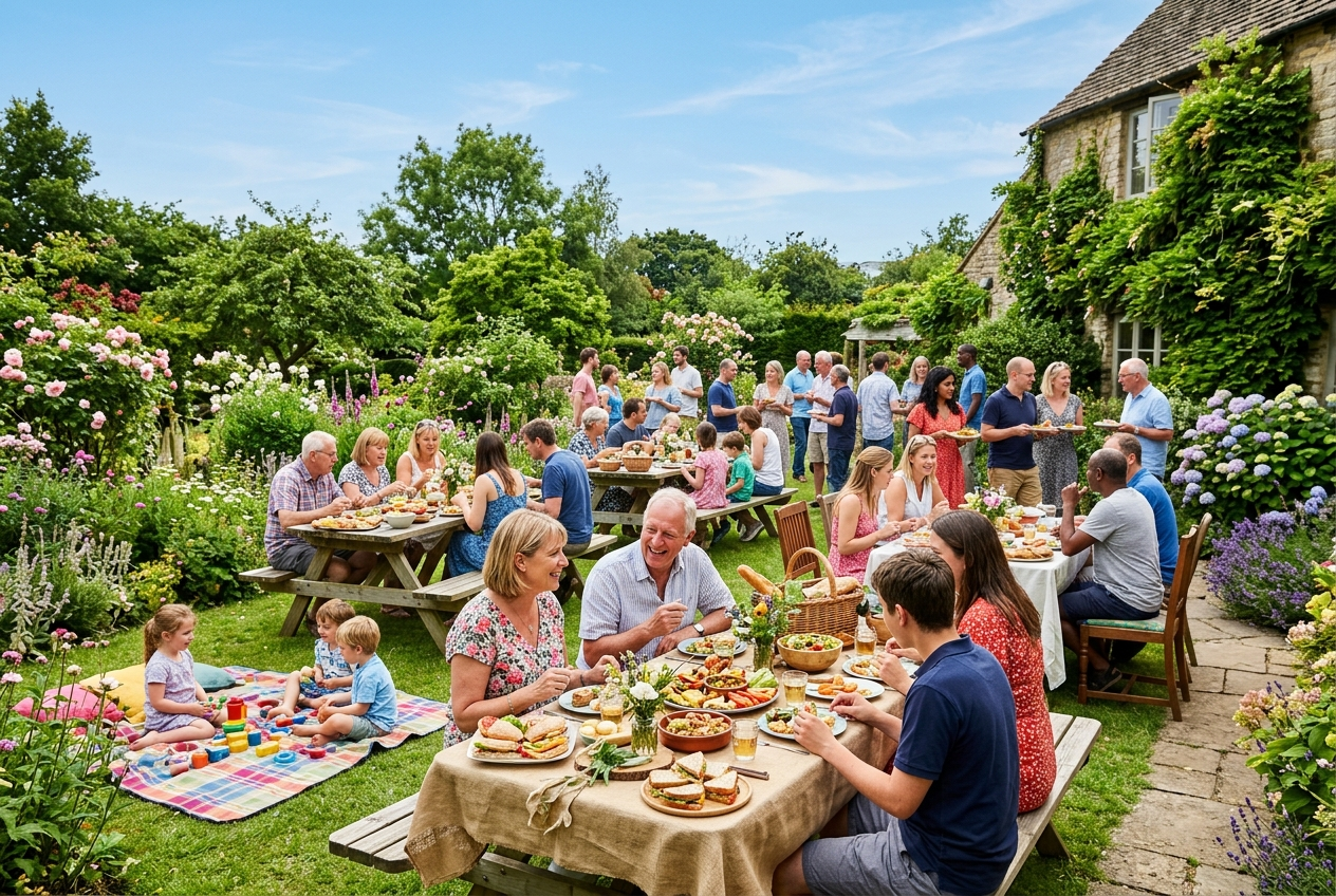 Courtyard Picnic